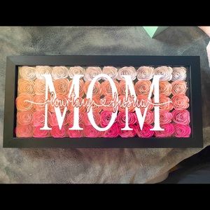Custom MOM Floral Decor - PERSONALIZE WITH NAMES!